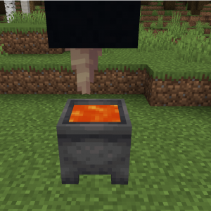 Cauldron Collected Lava